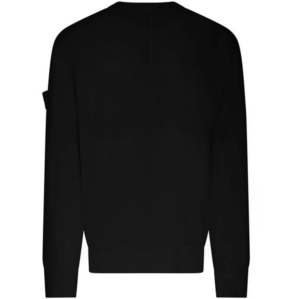 Stone Island Ghost Ghost Fleece Crewneck Sweater - Black